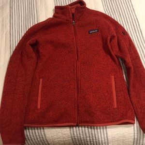 Red Patagonia zip up!
